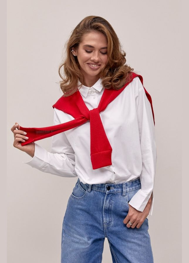 Накидка из нежной пряжи с включением вискозы (2837) Triko Bakh (334710283)