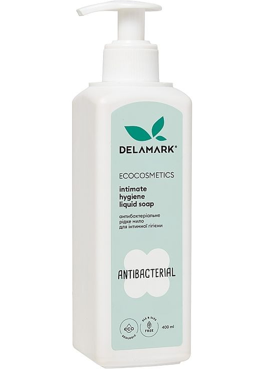 Мило для інтимної гігієни "Антибактеріальне" - De La Mark 400ml (498089-21580) DeLaMark (368619684)