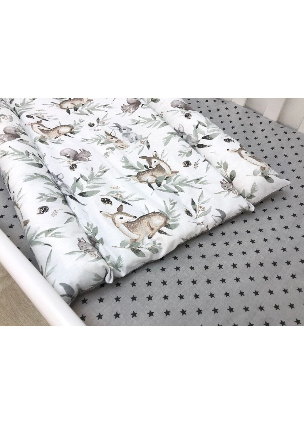 Матрас на пеленальный столик "Олени с листочками" Moontime (367584180)