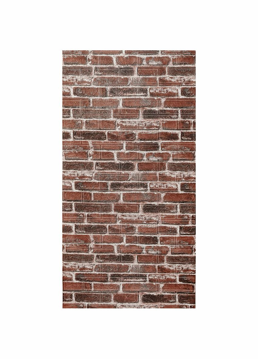 Самоклеюча 3D панель 3080x700x3мм Червона Катеринославська Цегла SW-00001761 Sticker Wall (327429409)