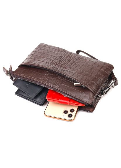 Сумка (21554) Canpellini З натуральної шкіри Коричнева (358067472)