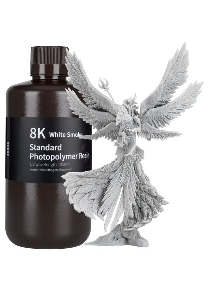 Фотополимерная смола Standard Resin 8K 1л White Smoky (50.103.0131) Elegoo (325402396)
