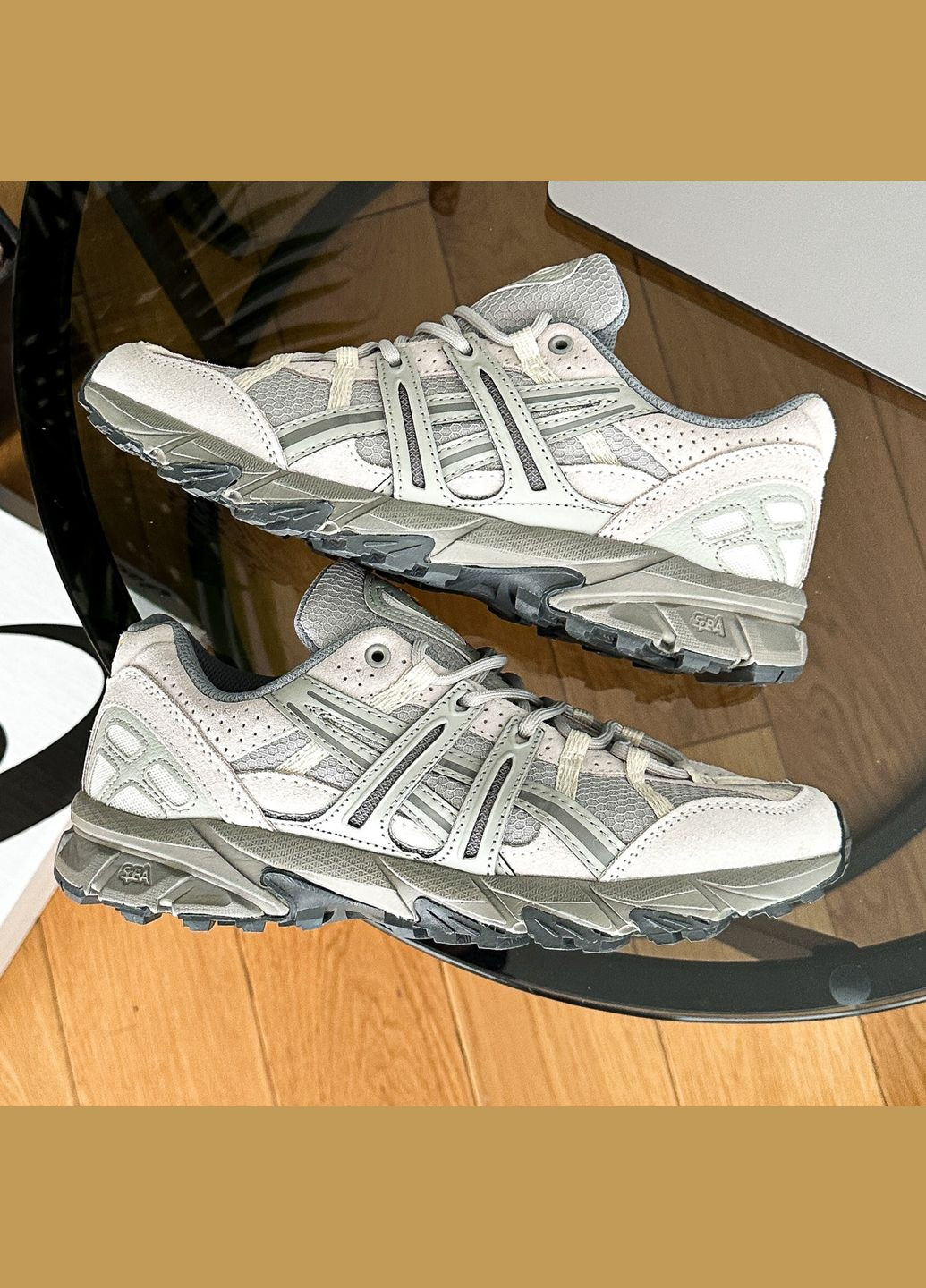 Сірі Осінні кросівки чоловічі і жіночі asics gel-sonoma 15-50 gray | асікс гель-сонома 15-50 сірі No Brand