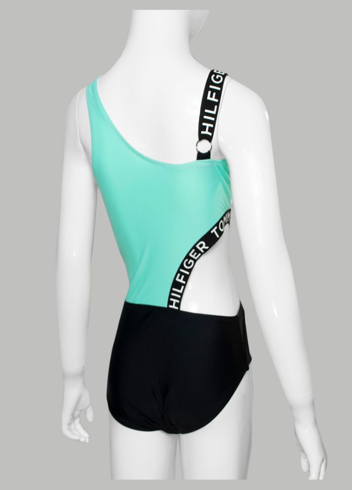 Комбинированный летний купальник цельный для подростков в спортивном стиле. модель 0303 размер арт.96155 Z.Five