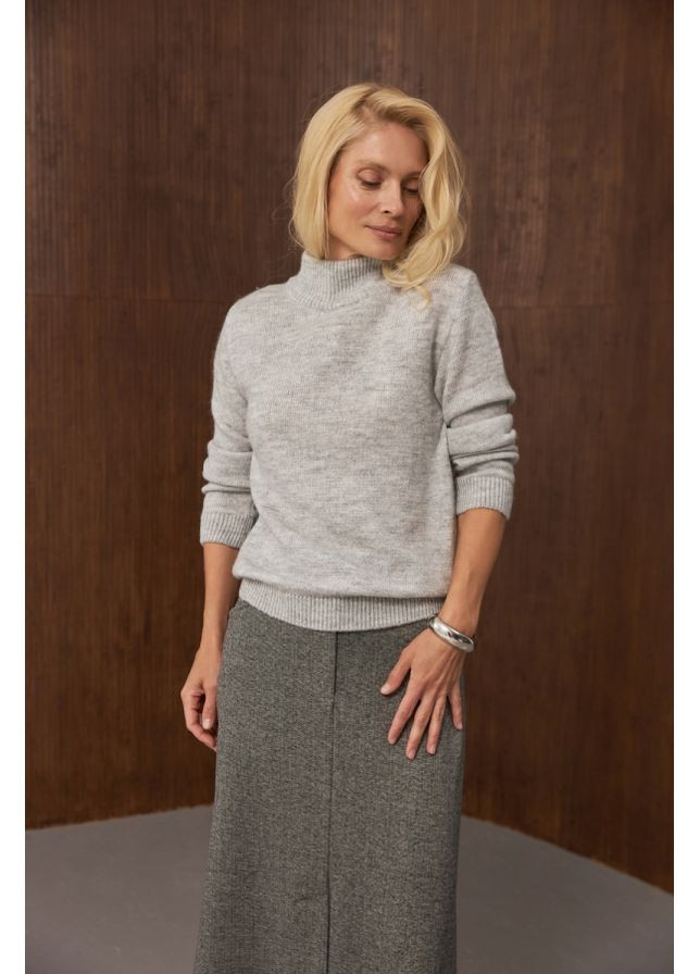 Світло-сірий светр 2871 світло сірий Triko Bakh