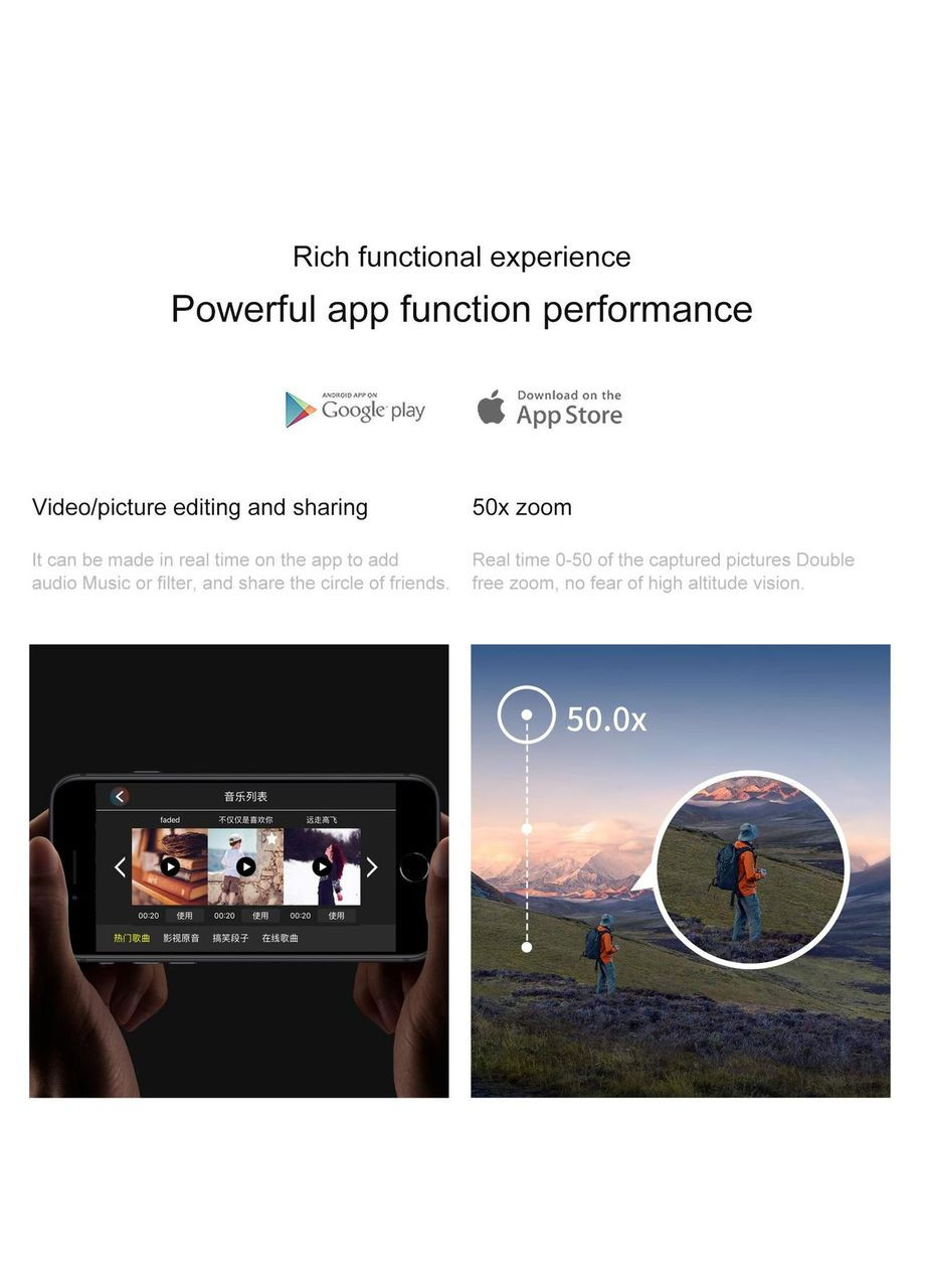 Квадрокоптер CWa YT163 – дрон с HD и 720 камерами с кейсом Черный (R051036) No Brand (330779012)