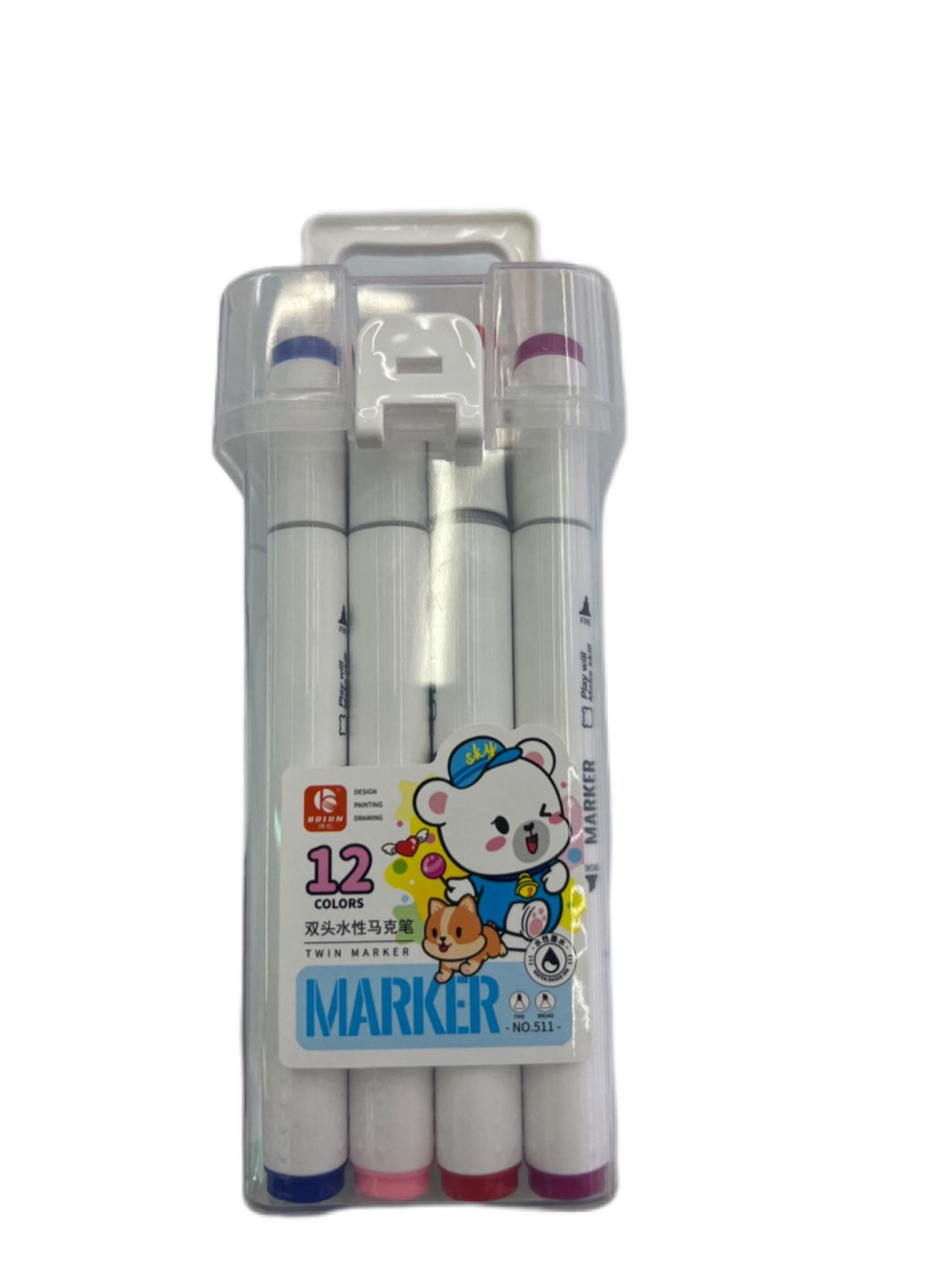 Набір скетч-маркерів TC04071 12 кольорів (2002017844354)(SC) shop (2002017844354) No Brand (362896310)