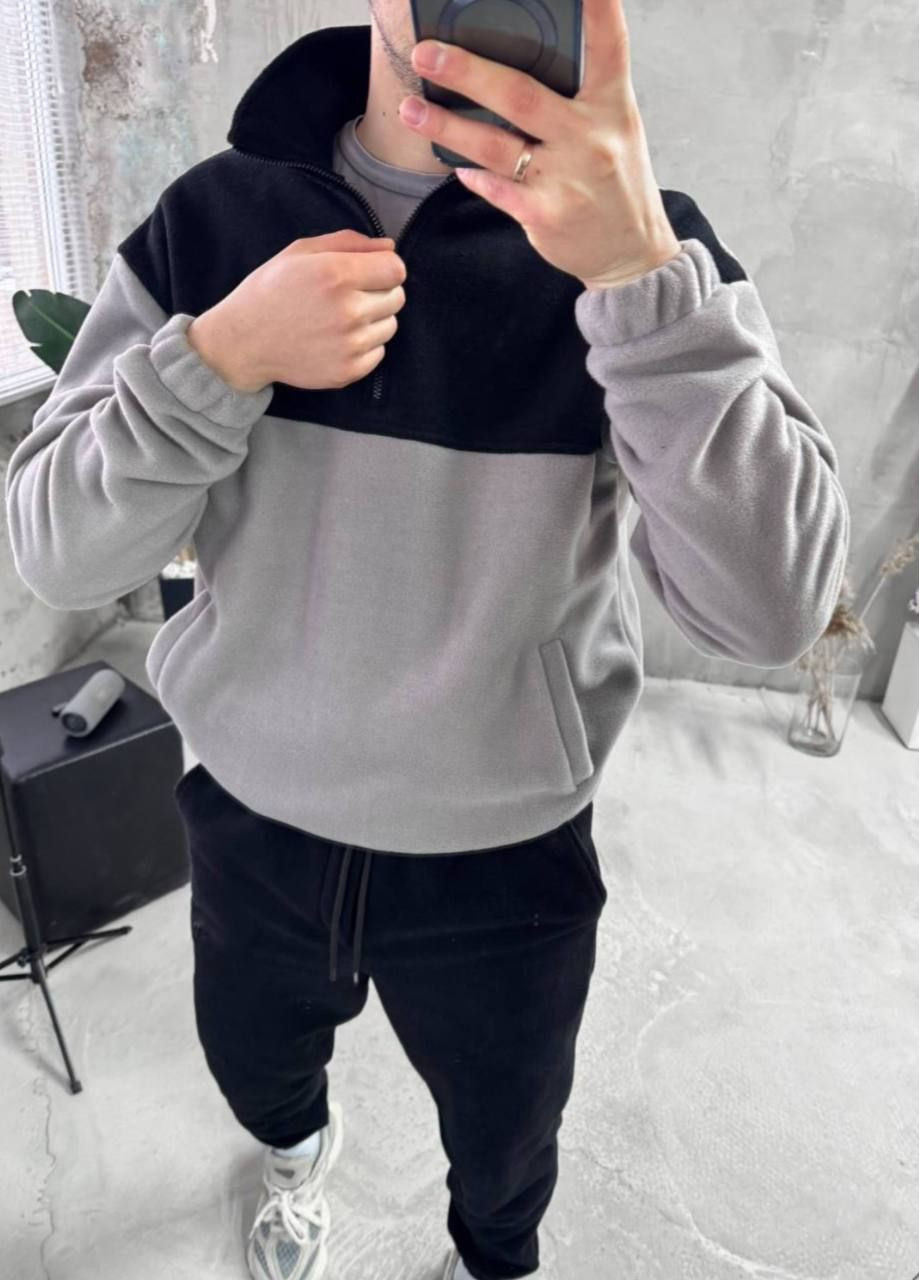 Костюм зимний мужской теплый из микрофлиса термо «Комбинированный» (замеры в описании) DK/DL Мода без кордонів (369503794)