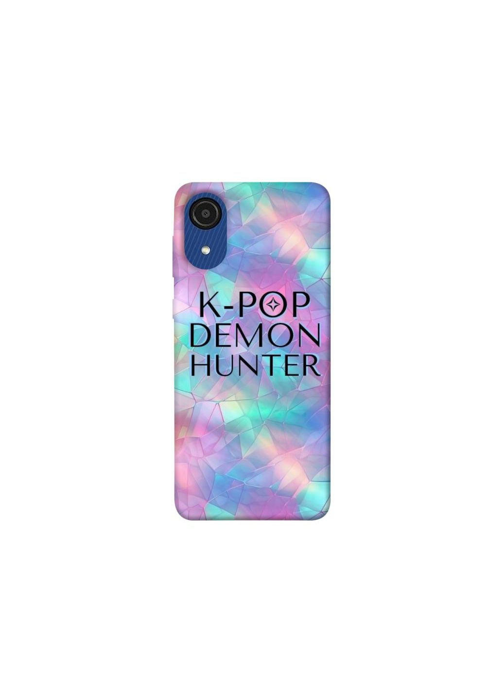 Чехол на Samsung Galaxy A03 Core K-Pop Demon Hunters Logo Frontalka (354668656)