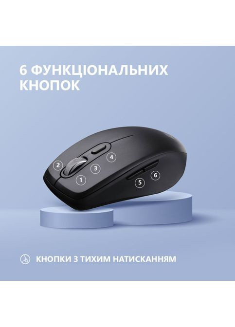 Мишка (-MF225WBK) 2E MF225 Silent Wireless/Bluetooth Black (268143883)