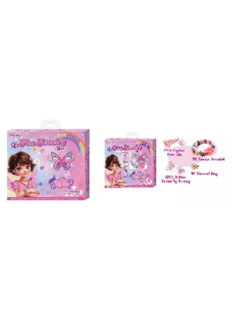 Комплект прикрас та аксесуарів для волосся, 25×5×30 см, в асортименті - No Brand T096 (371927734)