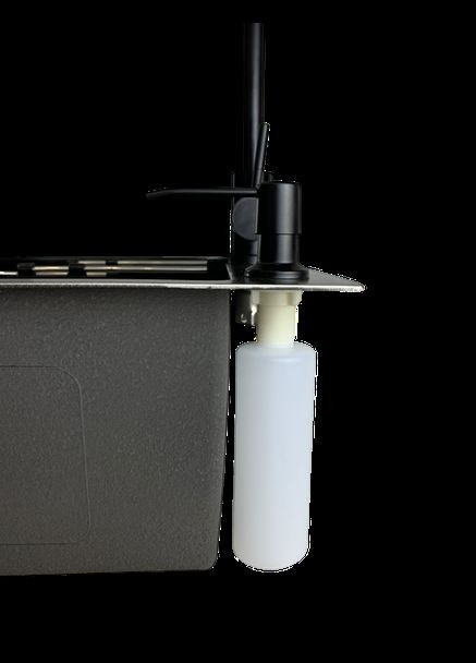 Кухонна мийка 4-в-1 (комплект) HM 50х50 NANO BLACK PVD (3.0/1.0 мм) Kraft (347324564)