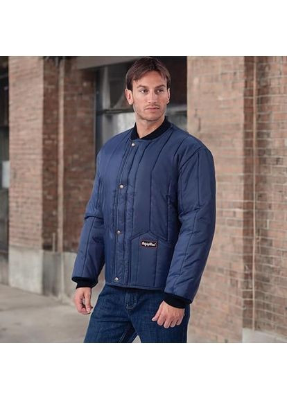 Синяя рабочая куртка Refrigiwear