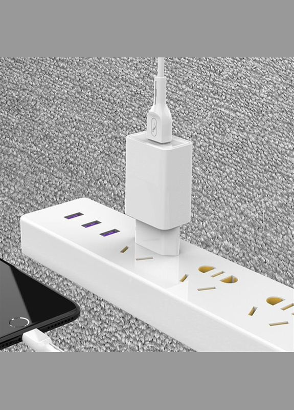 Зарядний пристрій SC36T (1USB, 2.4A) White (SDMZP-000117) + кабель Type-C SkyDolphin (336956940)