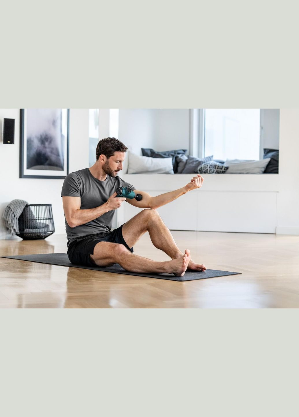 Массажер для тела, литийионный акум. в комплекте, 0,62 кг, фасциальный, 4 насадок, Beurer (315349769)