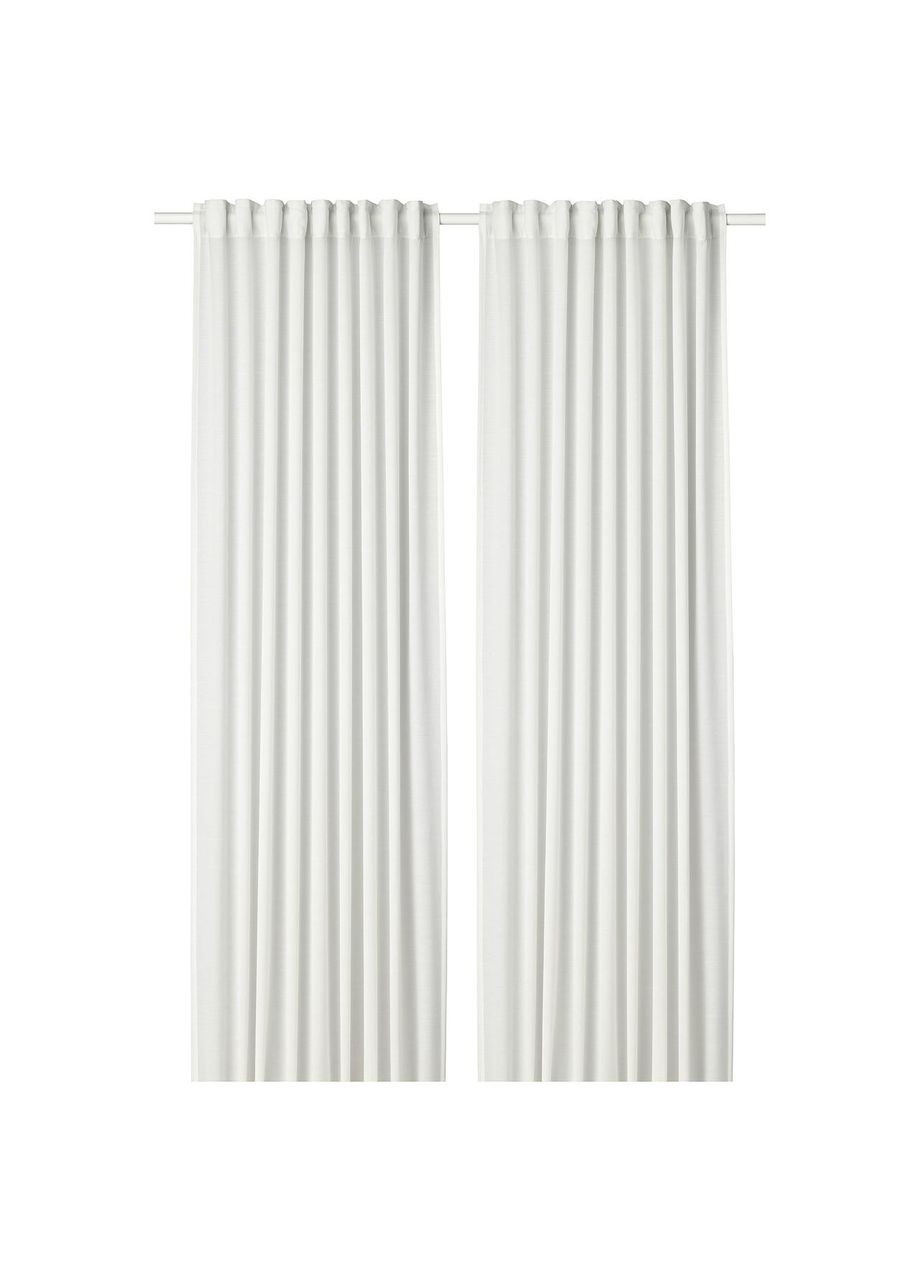 Гардини 1 пара білий 145300 см IKEA (272150551)