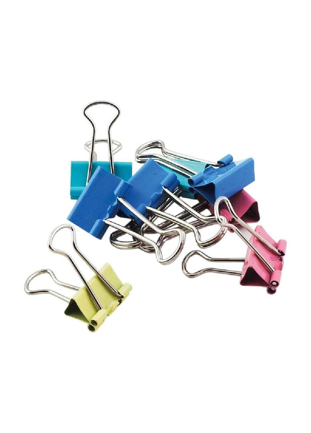 Биндер цветной 19мм, (12шт в уп) BM.5355 ТМ Buromax (303632242)