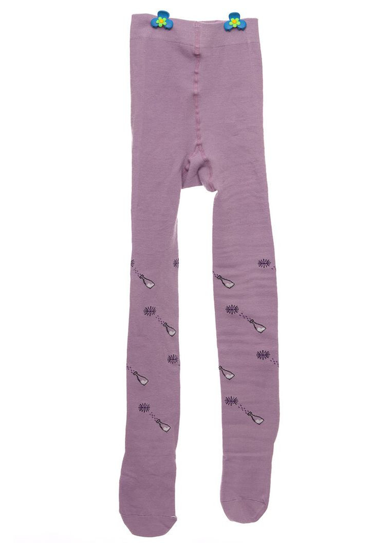 Колготы хлопок для девочки с феерверком лавандовые 128 см (51561) BABYKROHA (323469462)