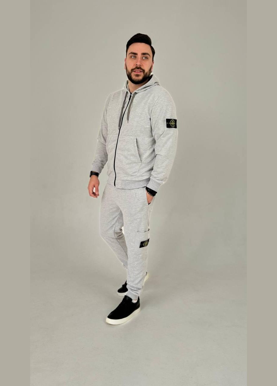 Спортивний костюм двунитка з худі на змійці Vakko (322264855)