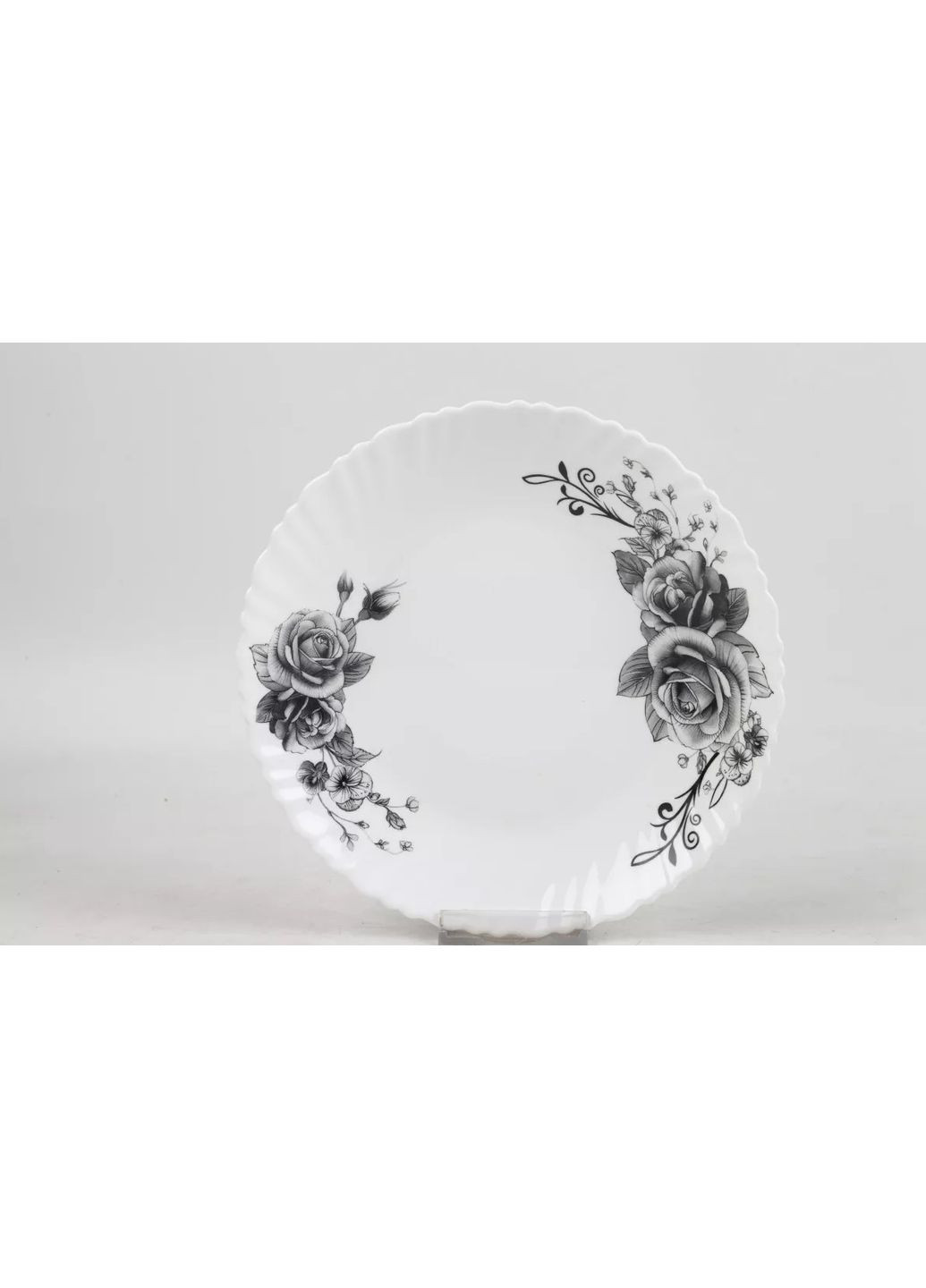 Тарілка десертна Графічні квіти wave V-190GF 19 см Vittora (349221013)