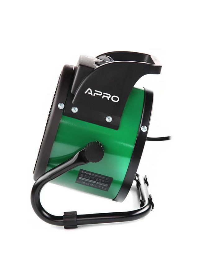 Тепловентилятор керамический 2000Вт EFH-20 (899502) черно - зеленый Apro (349818484)