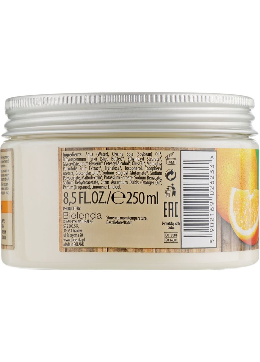Масло для тіла "Апельсин" Vegan Friendly Body Butter Orange 250ml (403805-30999) Bielenda (368628164)