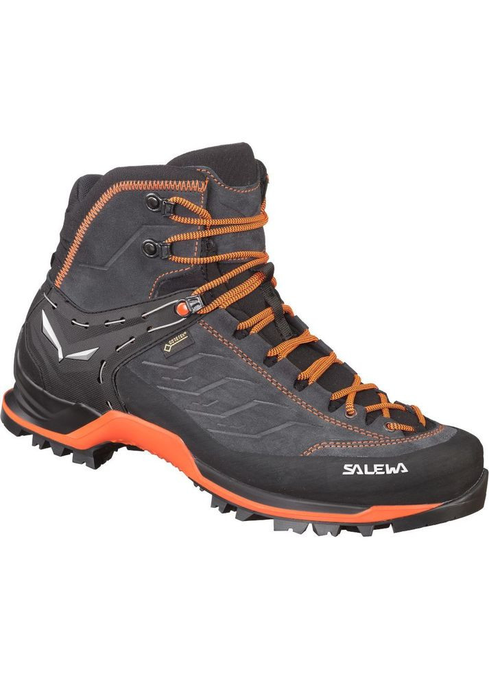 Цветные осенние ботинки ms mtn trainer mid gtx серый-оранжевый Salewa