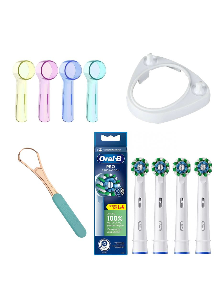 Насадки для oral b cross колпачки подставка скребок Oral-B (307908079)