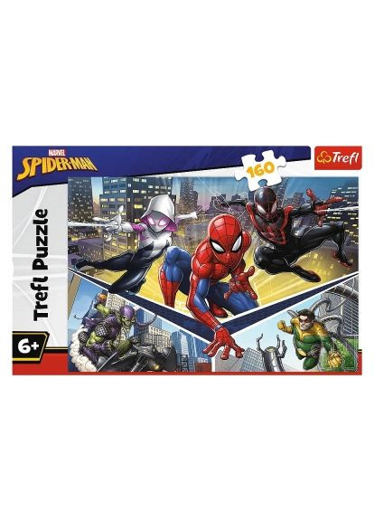 Пазл (5900511154221) Trefl Spiderman Сила людини-павука 160 елементів (366066409)