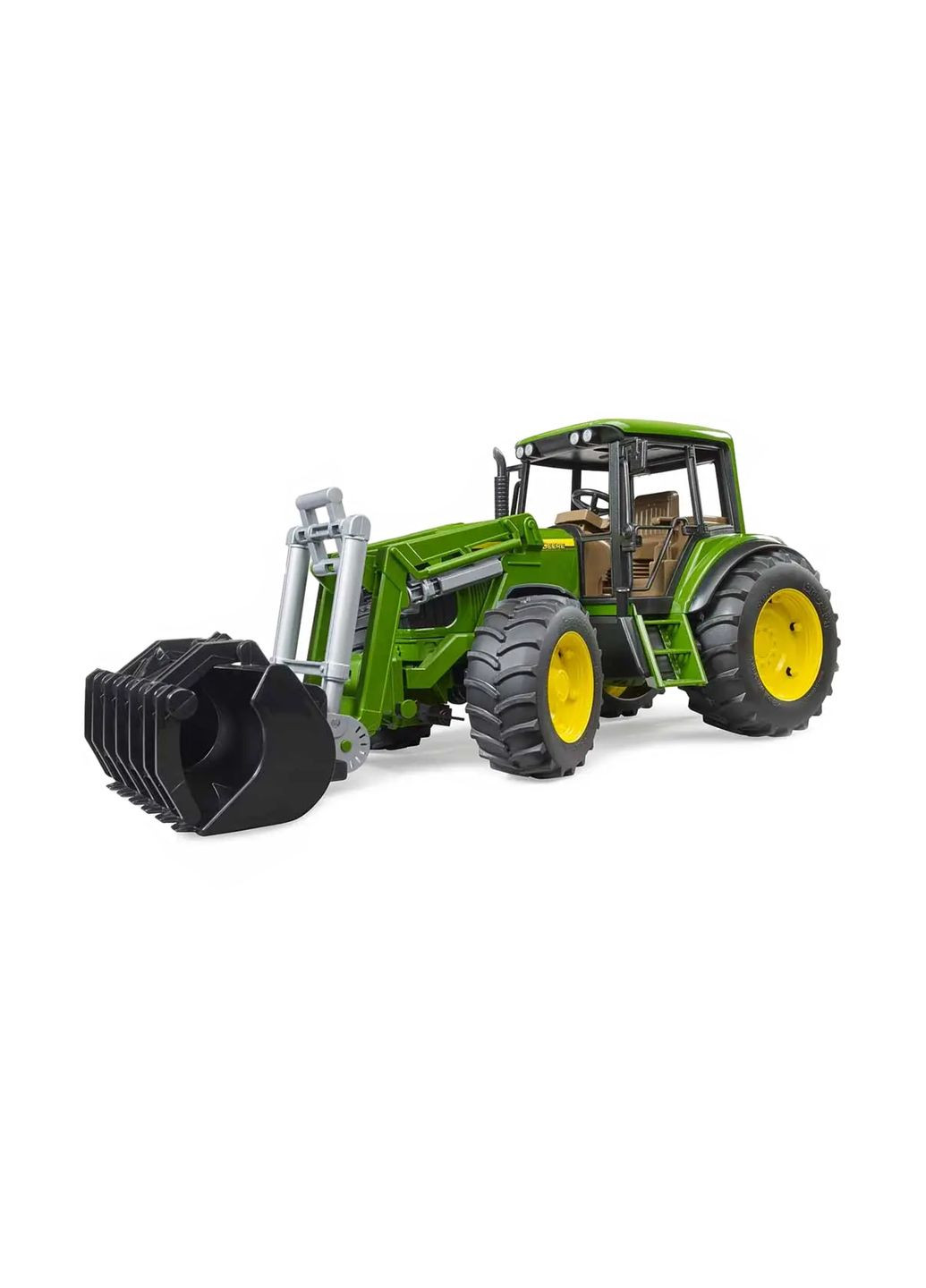 Игрушка Трактор с погрузчиком цвет зеленый ЦБ-00250167 Bruder (293142767)