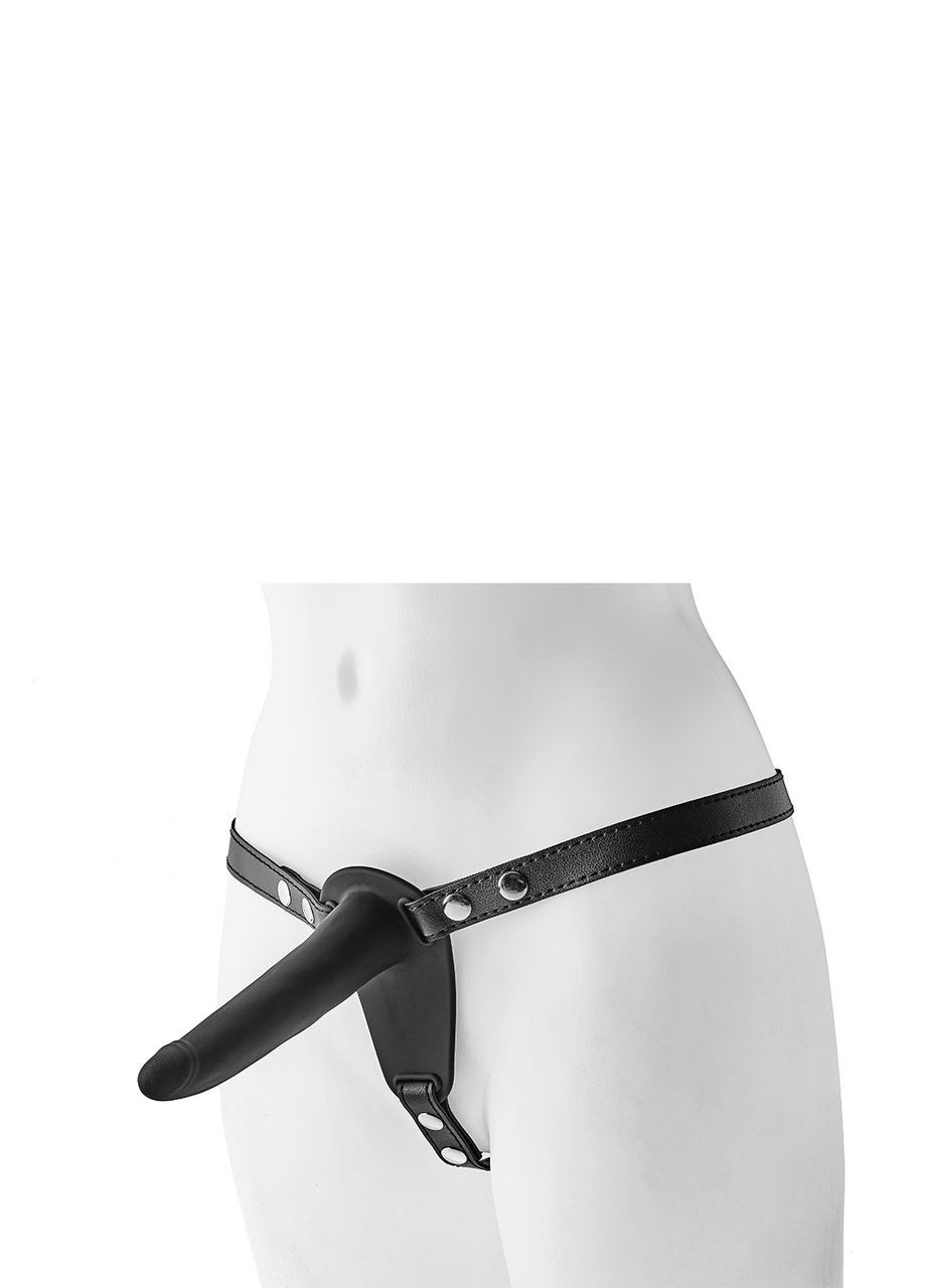 Страпон жіночий Dream Toys FantAssTic на ремінцях, чорний No Brand (303889248)
