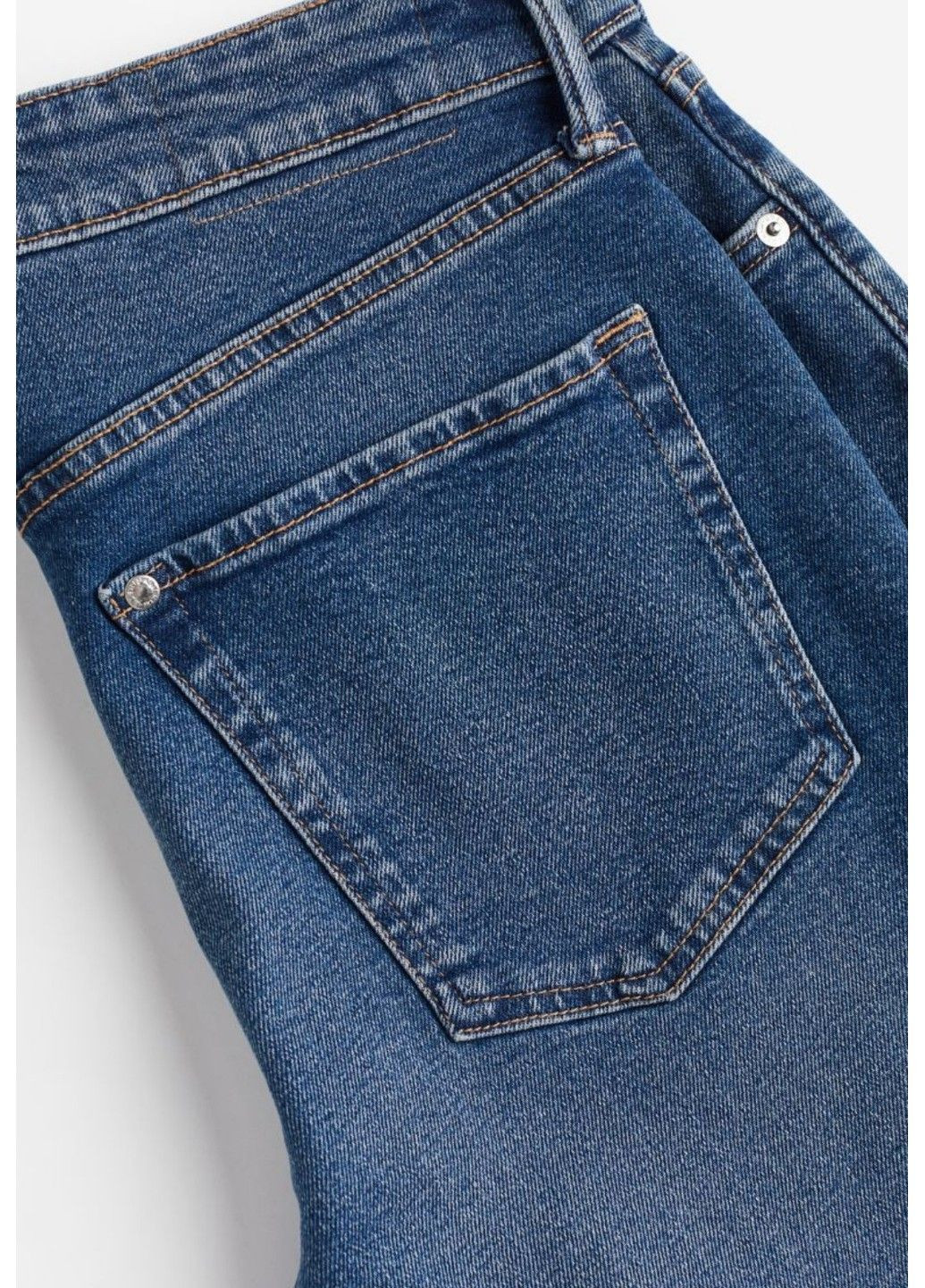 Мужские джинсовые шорты Slim Fit (57005) W32 Синие H&M (292478824)