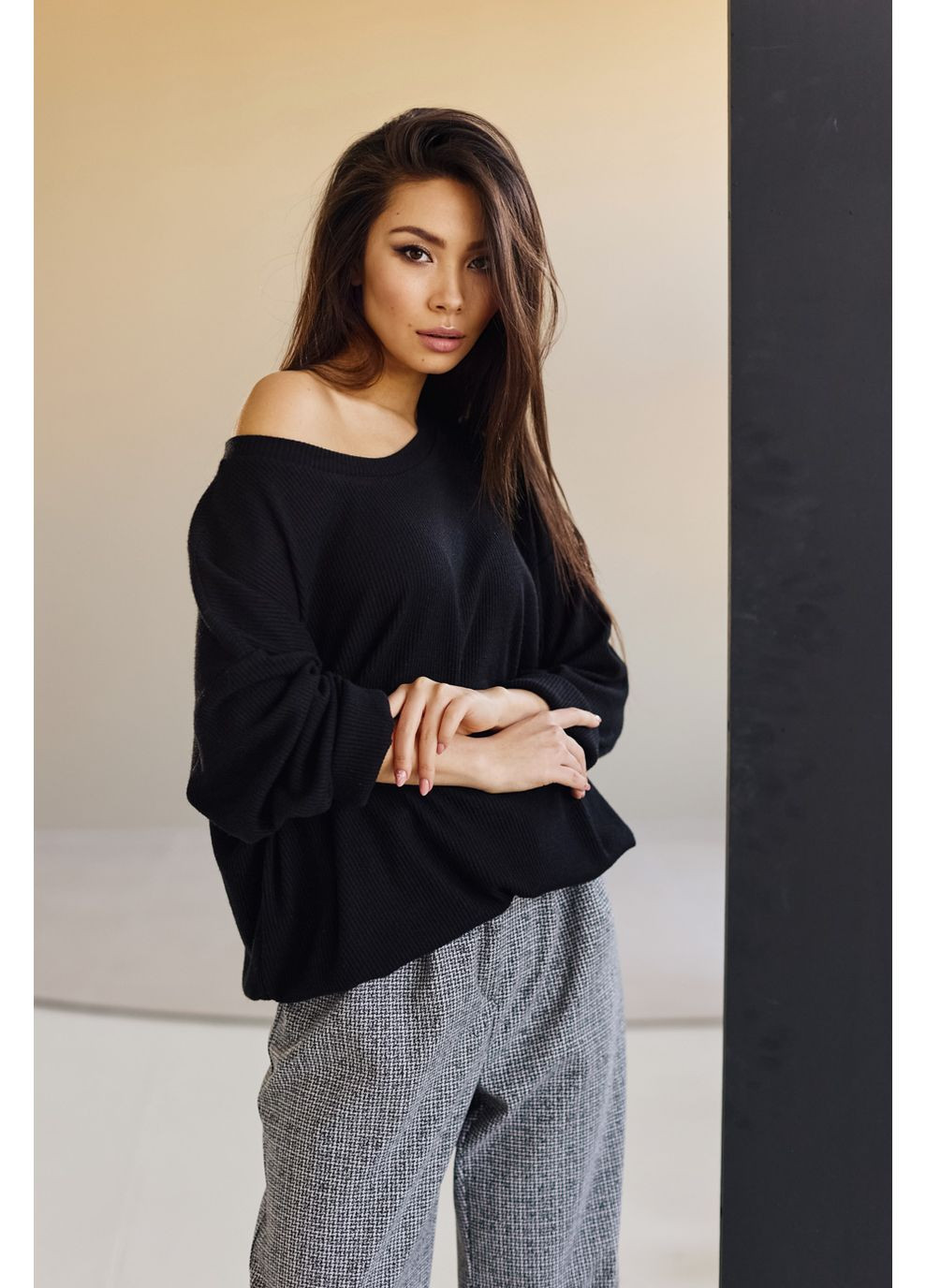 Чорний демісезонний джемпер 1979.5097 Seventeen