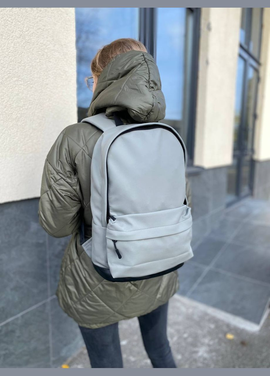 Стильний сірий міський рюкзак 18 л Town Style grey No Brand (307472526)