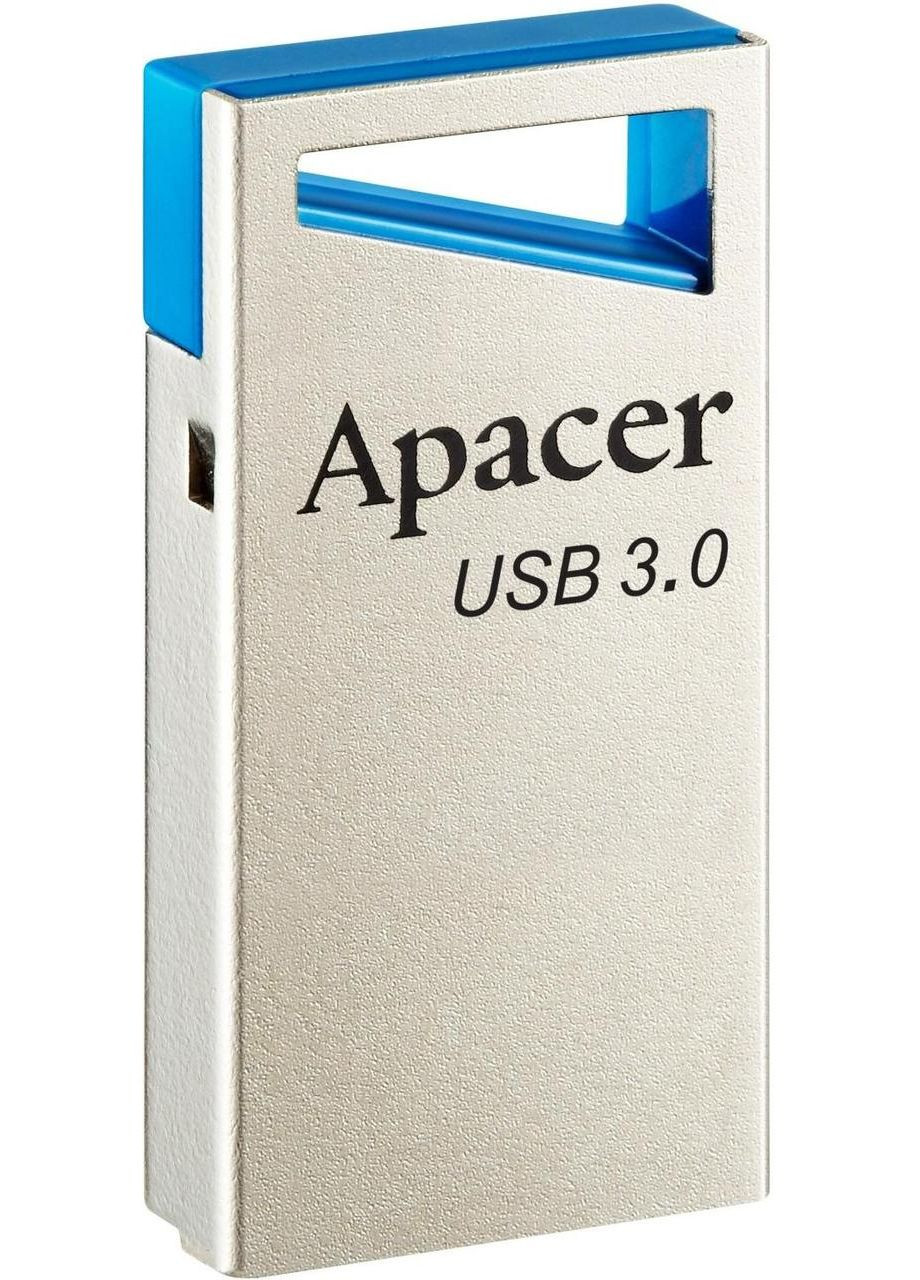 Флешка металева AH155 64 Gb Usb 3.2 сріблясто синя Apacer (279554689)