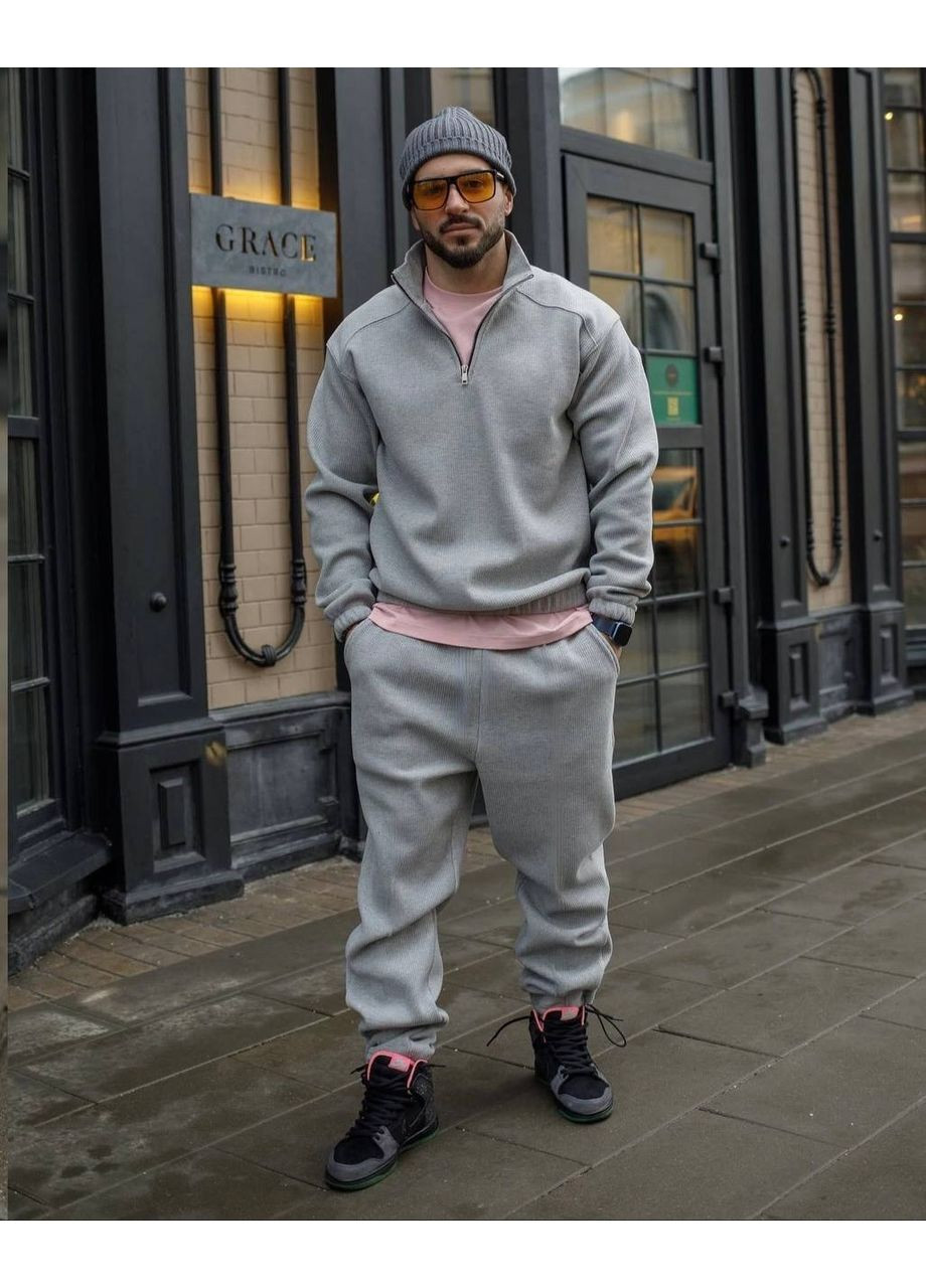 Чоловічий костюм із вельвету на флісі — ЗАМІРИ В ОПИСІ DK/DL Мода без кордонів (370940703)