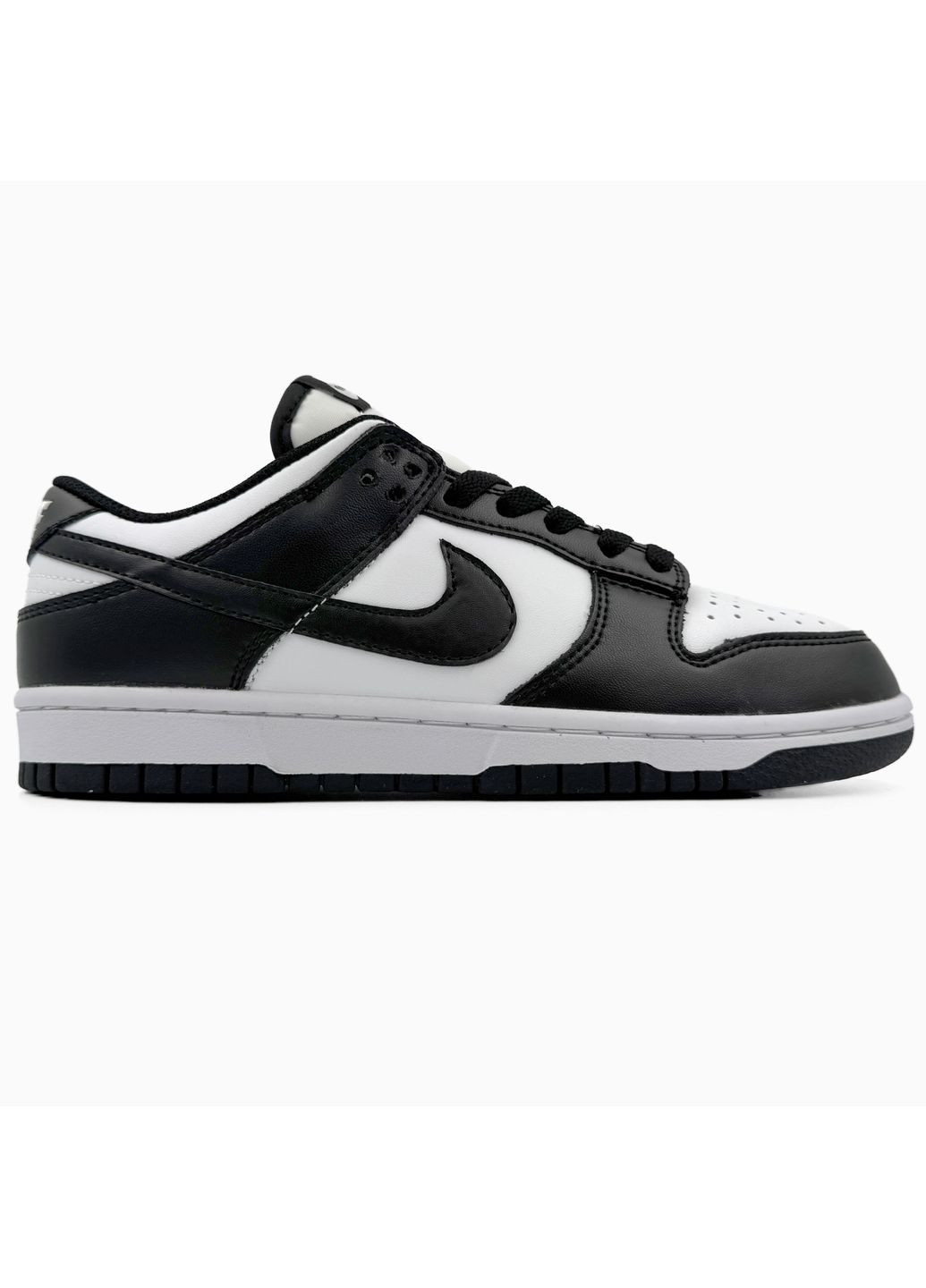 Чорні Осінні кросівки чоловічі nike dunk low white / black найк сб данк No Brand