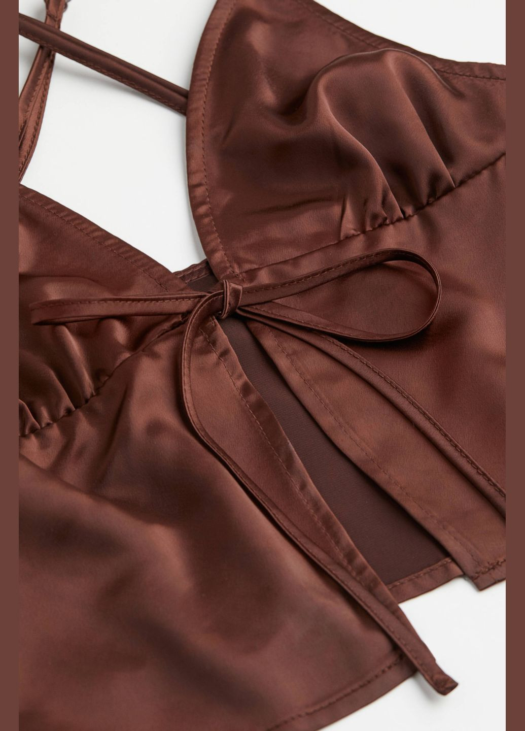 Атласний топ H&M (329294486)