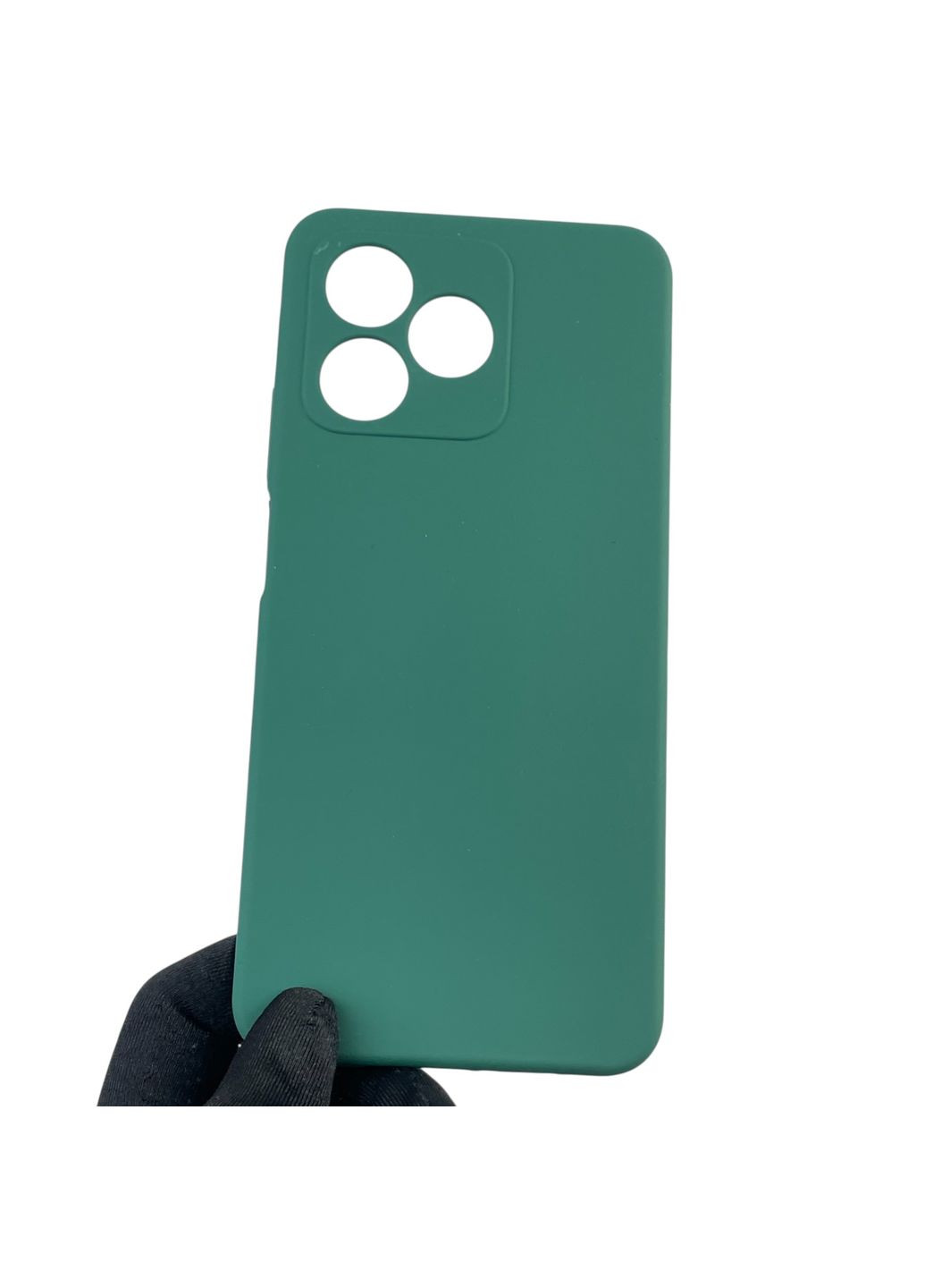Чохол для Note 50 силіконовий з мікрофіброю нековзний на реалмі нот 50 зелений Realme (366388421)