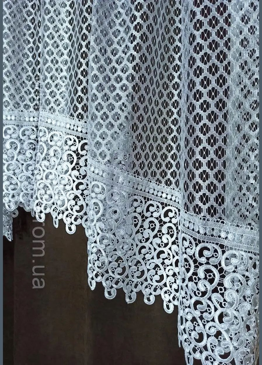 Біла Арка коротка з мереживом 300Х170 No Brand (346058129)