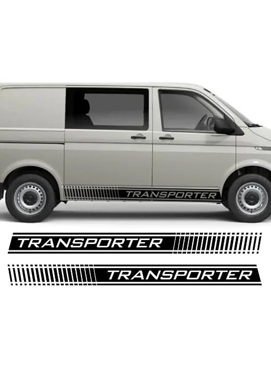 Смуги на бік 3D TUNING STUDIO Фольксваген Транспортер 980х150х0.075мм=4штуки No Brand (362498089)