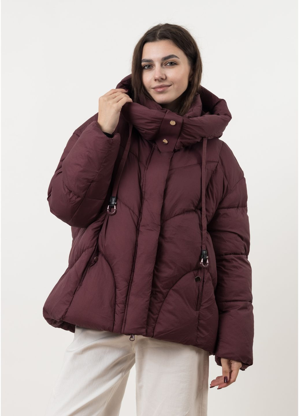 Бордовый зимний Пуховик Towmy