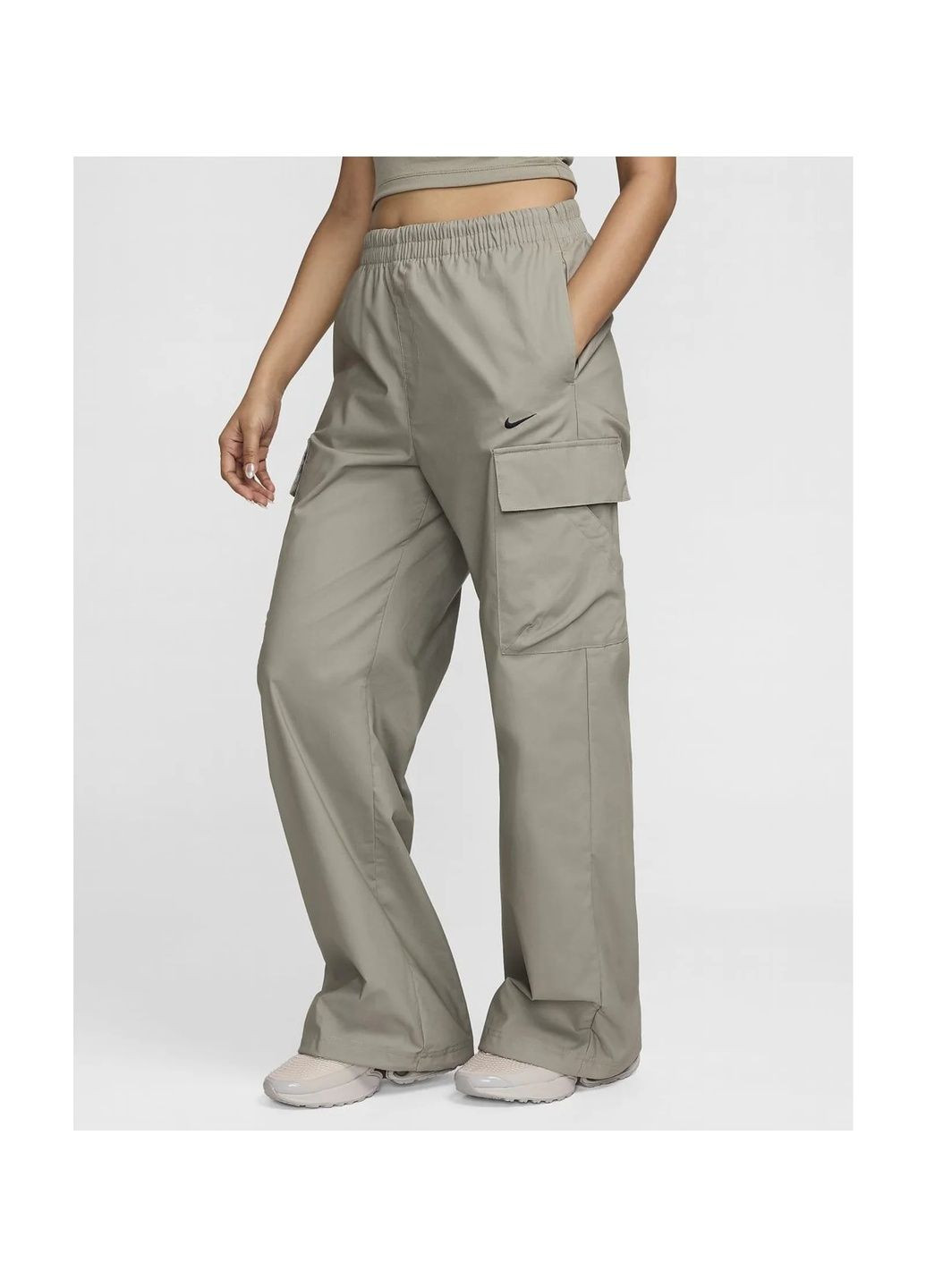 Штани жіночі Sportswear Everything Wovens Mid-Rise Cargo Pants Grey Nike (364837359)