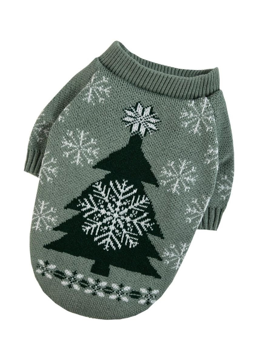 Свитер вязаный Елка мята Y-353 Размер 3 Dogs Bomba (370275699)