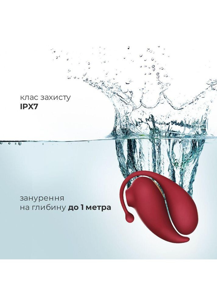 Смарт іграшка Adrien Lastic Inspiration: віброяйце і вакуумний стимулятор з керуванням зі смартфону No Brand (366879132)