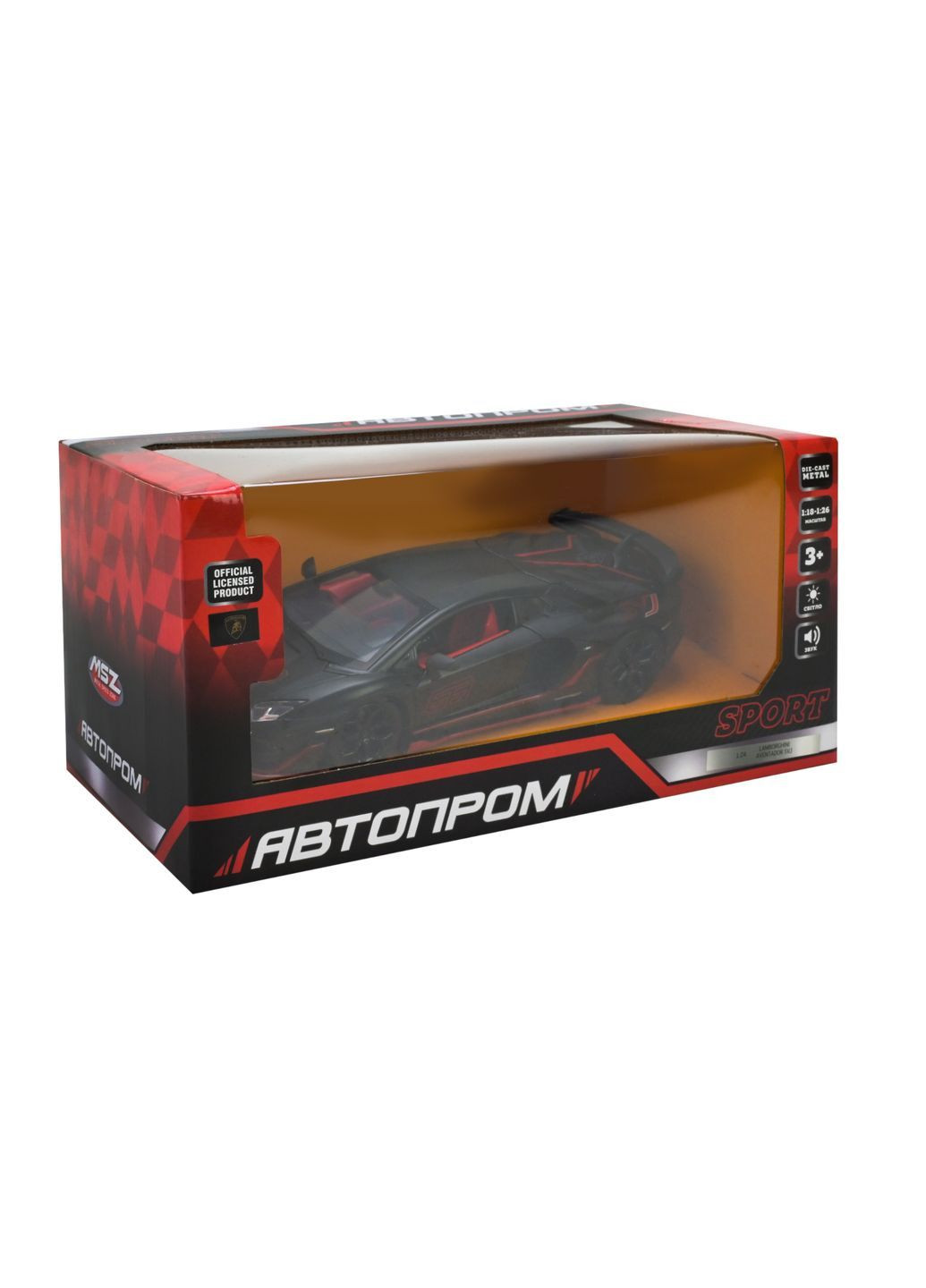 Металева модель автомобіля Autoprom 1:24 з відкриваючимися дверима, світлом і звуком, 24,5×12 см - 68269A(MB) 68269A(MB) No Brand 68269A(MB) (371928497)