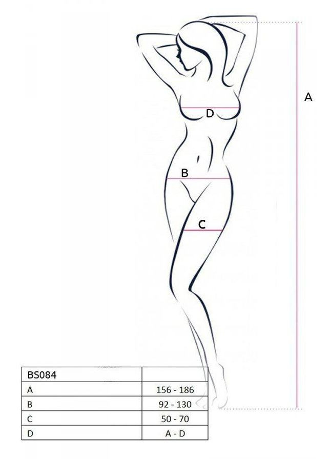 Бодистокинг BS084 white Passion (303891671)