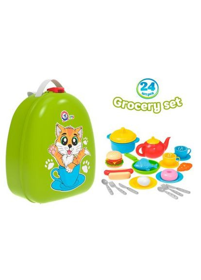 Рюкзак з набором посуду і продуктами, 24 елементи ТехноК (372468409)