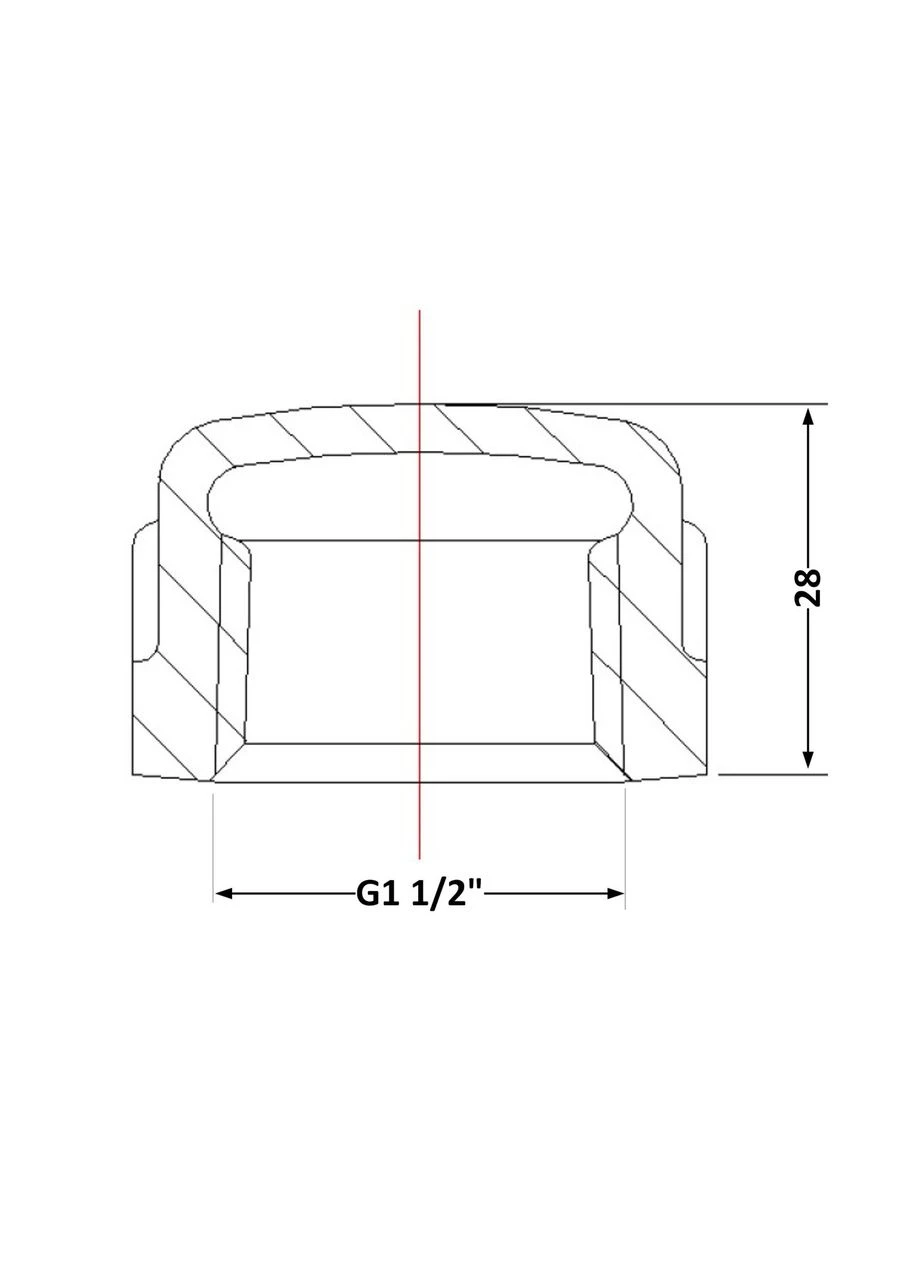 Заглушка чавунна 1/2 ВР No Brand (397275197)