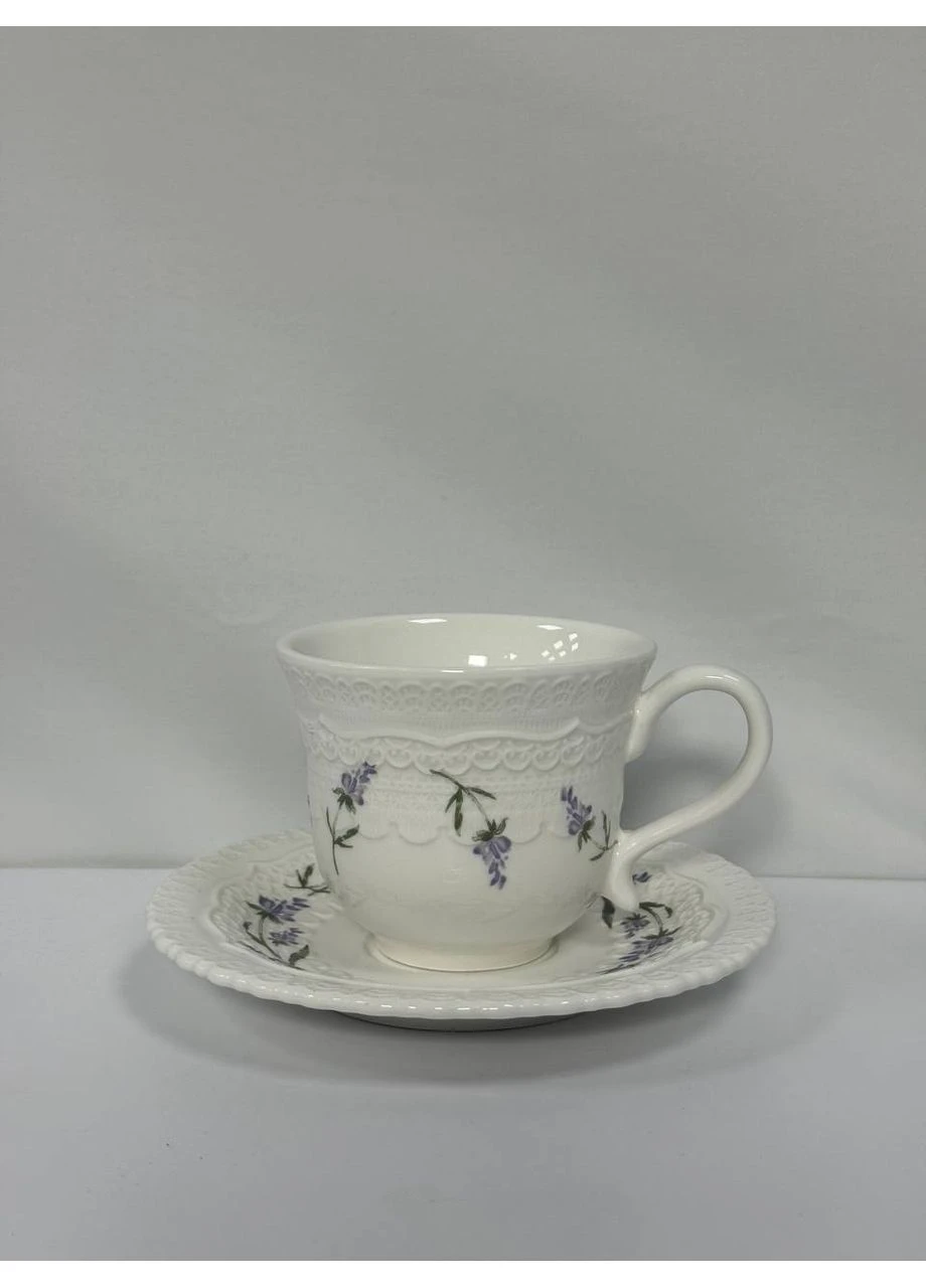 Столовый сервиз DY06 фарфоровый 6 персон 34 предмета Белый Royal Grace (392307584)